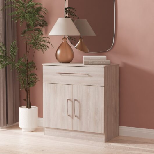 Worcester Sideboard Light Grey 2 Doors 1 Drawer 74cm