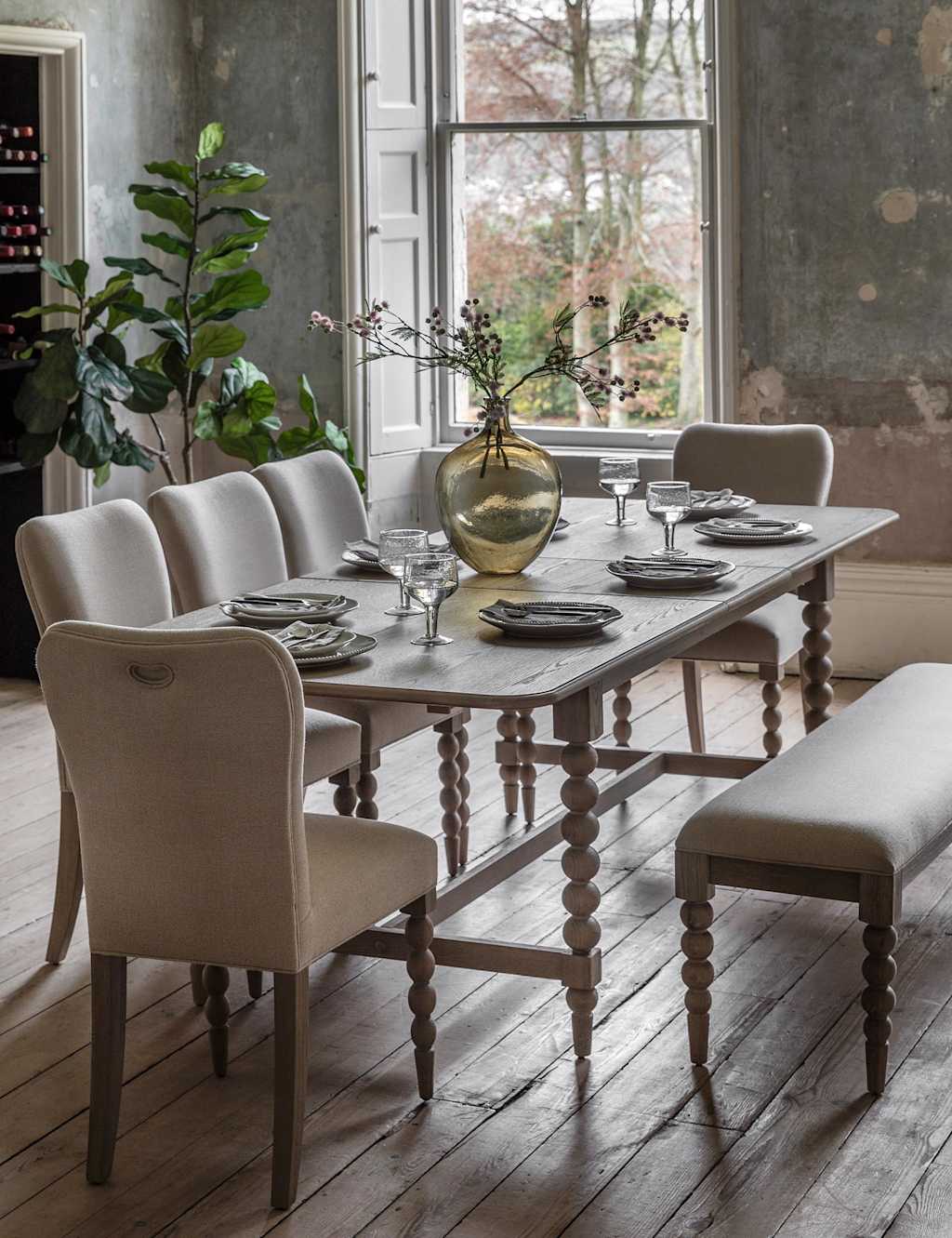 Gallery Direct Artisan Rectangle Extending Dining Table Natural