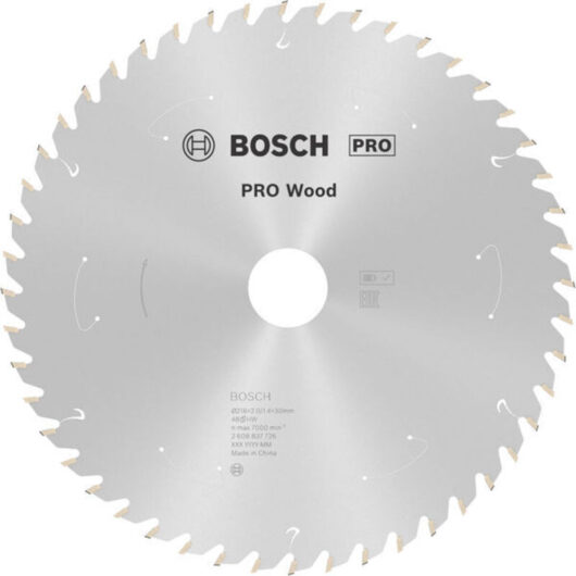 Bosch PRO Wood cordless Circular Saw Blade 216 x 1.7 x 30 mm T48 2608837726