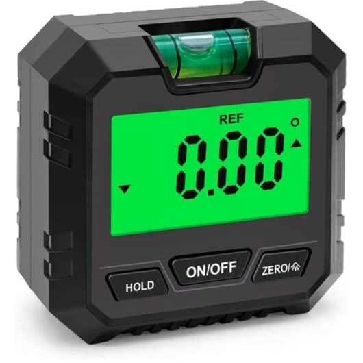 Mini Digital Protractor Inclinometer Electronic Goniometer Angle Measurement Level Meter Level Detector Black Box