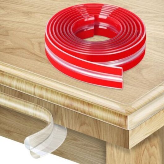 2m Baby Corner Protector, Furniture Corner Protection and Safety Bumpers, Soft Edge Protection with Improved Pre-Applied Strong Adhesive