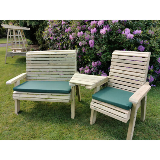 Churnet Valley - Ergo Trio Set Straight Tray - Timber - L75 x W220 x H105 cm