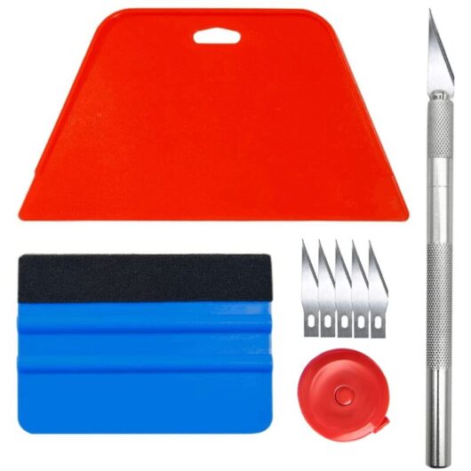 Covering Kit Film Tools for WallpaperWindow Car-Vinyl Tile-Squeegee for Adhesive Installation