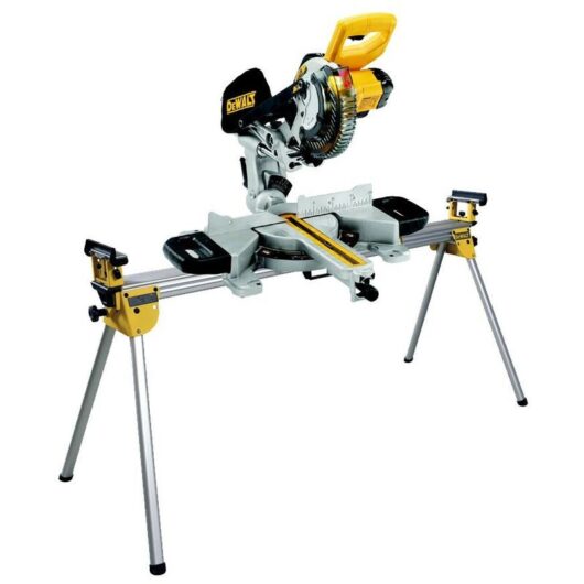 Dewalt DCS365N 18v Cordless XPS 184mm Mitre Saw Bare Unit + DE7023 Leg Stand