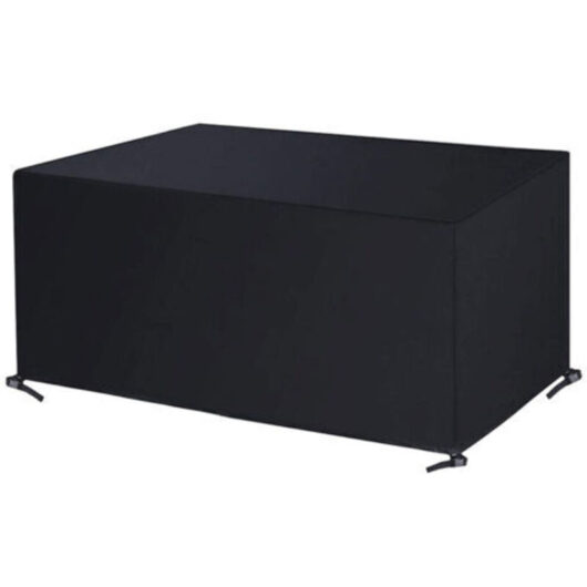Furniture Cover, 213x132x74cm Rectangular Outdoor Sofa Cover, Waterproof Garden Bench Cover, 420D Oxford Anti-UV Dust Fabric for Table Cover, Garden