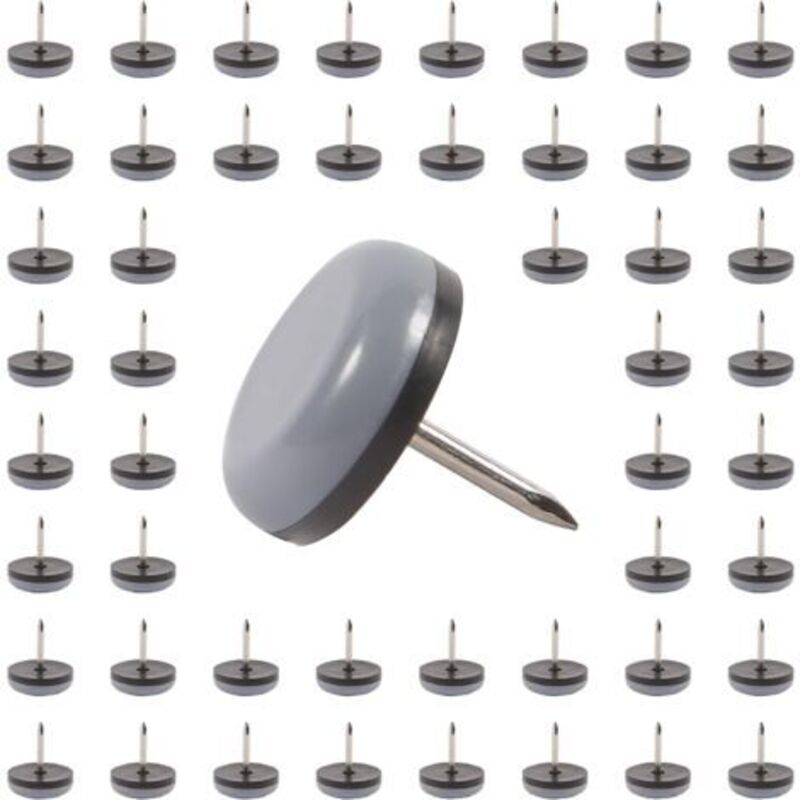 (Pack of 50) Chair Glides. These indoor furniture glides are easy to attach to chair legs and protect your floors from slippery table legs.
