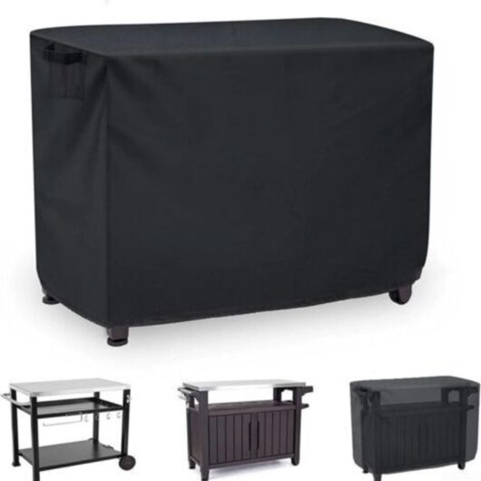 Portable Tablecloth, Waterproof and Dustproof, Outdoor Table Cover with 420D Oxford Fabric and Adjustable Drawstring (140 x 61 x 81 cm)